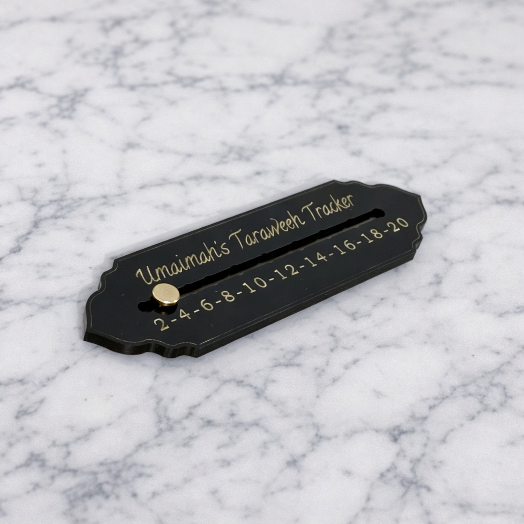 Personalised Ramadan Taraweeh Tracker