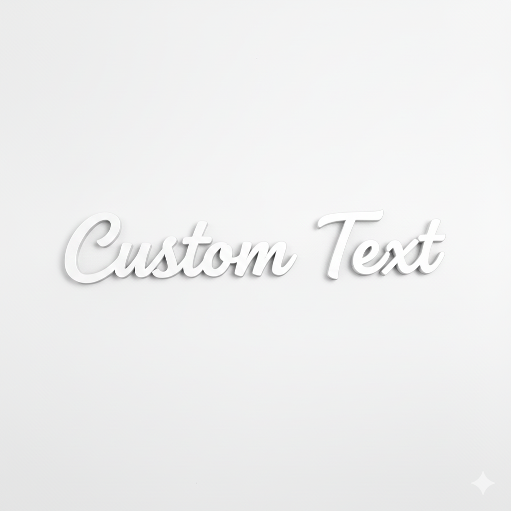 Create Your Own - Personalised Text Cutout (A5)