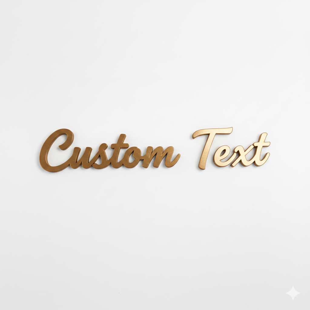 Create Your Own - Personalised Text Cutout (A5)