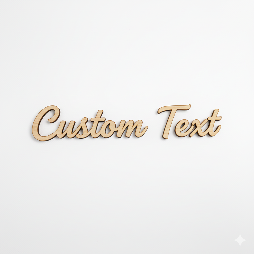 Create Your Own - Personalised Text Cutout (A5)