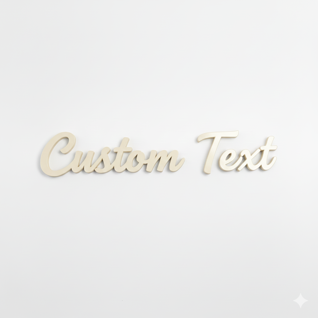 Create Your Own - Personalised Text Cutout (A5)
