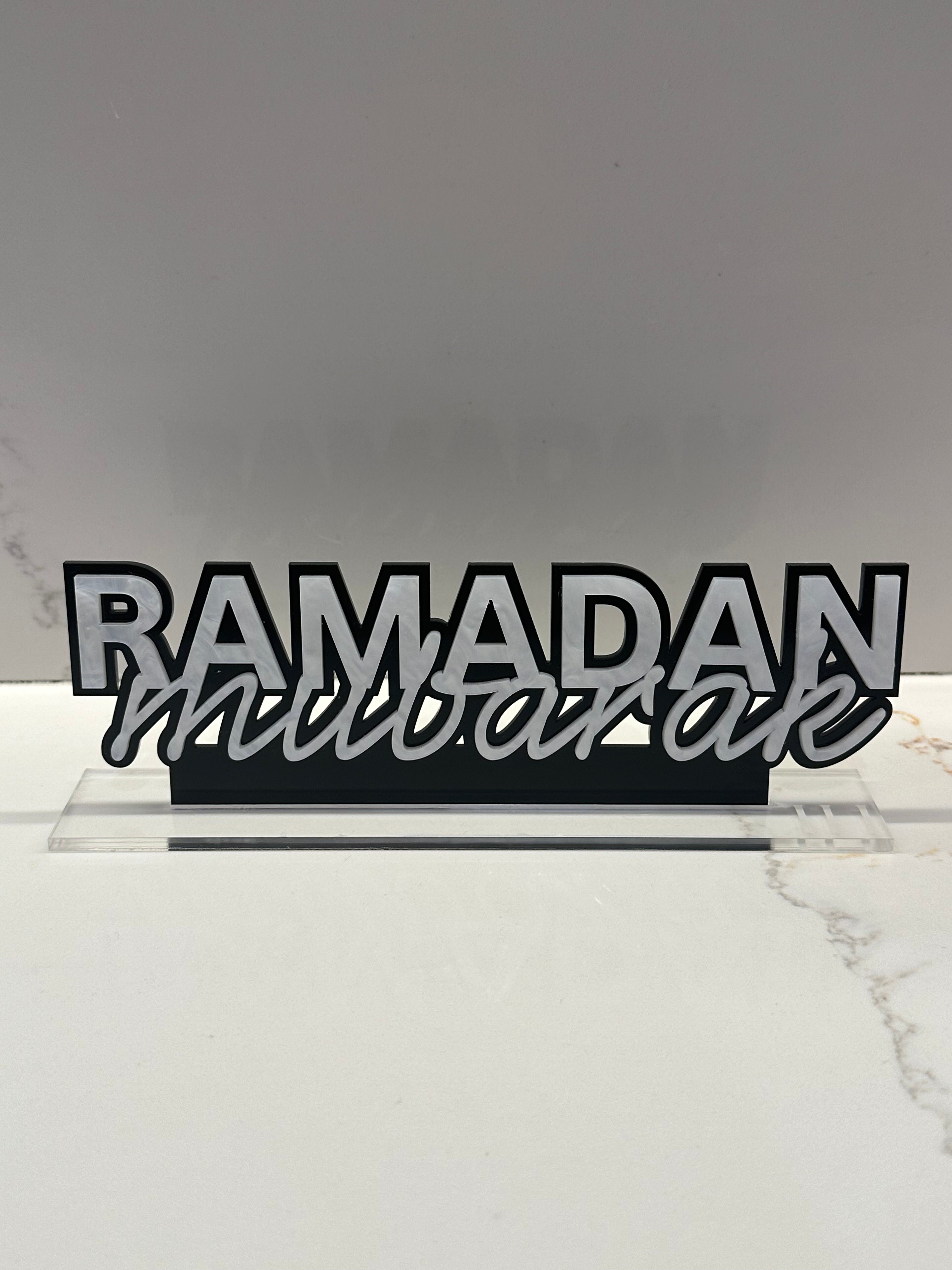 Ramadan Mubarak Freestanding 20cm/30cm